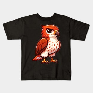 Red Tailed Hawk Kids T-Shirt